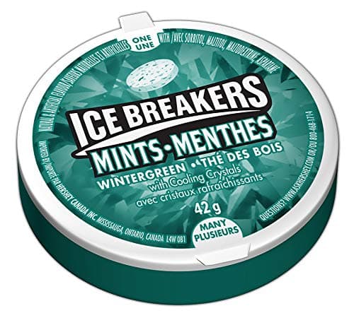 ICE BREAKERS Wintergreen Mints, Mint Candy, Candy Bulk Box to Share, Candy Bulk Box, 42g (6 Count) thumbnail 3