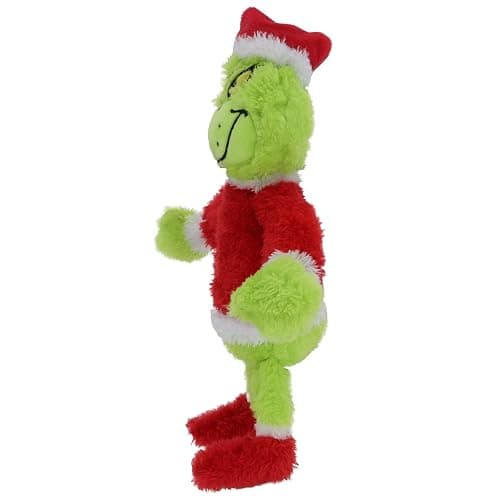 RELIGES 9 inches Green Christmas Monster Plush Toy – Soft Christmas Stuffed Animal Doll for Boys and Girls, Perfect for Christmas Decorations and Gifts (Sneaky Green) thumbnail 3
