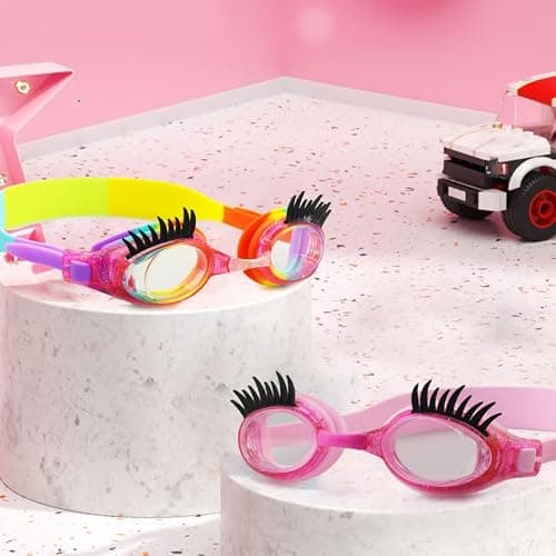 Attarrior Goggles with eyelashes, UV protective lash goggles thumbnail 5
