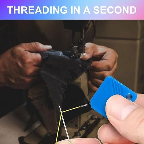 Automatic Needle Threaders, Sewing Machine Needle Threader, DIY Needle Threader for Sewing Crafts, Fits All Needle Sizes (Yellow 3 pcs) thumbnail 6