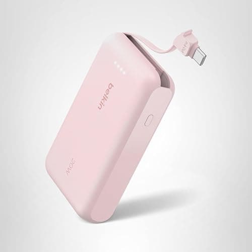 Belkin 10000mAh 20W USB C Power Bank, Portable Charger for iPhone & iPad | Fast Charging, Integrated USB C Cable, Eatra USB C Port, iPhone 17, iPad, Samsung Galaxy S26, Charge 2 Devices thumbnail 14