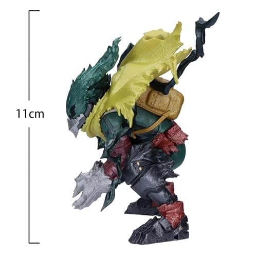 MABAIUDE Izuku Midoriya Figure Statue MHA Figure 11cm Fighting Pose MHA Midoriya Izuku Figurine Handmade Collectible Desktop Decoration thumbnail 2