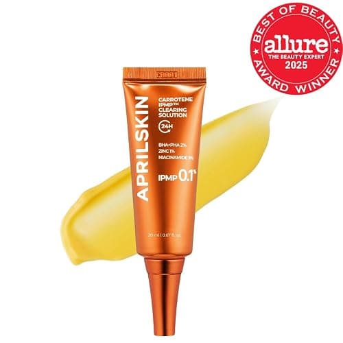 APRILSKIN Carrotene IPMP™ Clearing Solution || Quickly soothes troubled areas and helps clear blemishes | Formulated with BHA, AHA, Niacinamide & Zinc Oxide | Vegan, Cruelty-Free (0.67fl.oz.) thumbnail 2