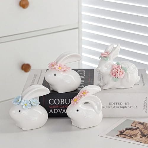 Pink Bunny Ceramic Toilet Cap Cover thumbnail 6