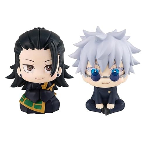 QAHEART 2PCS JJK Figure Geto Suguru Look Up Figure, 10cm Anime Action Figure Model Statue Cake Topper Decoration Handmade Collectible Gifts for Fans - Image 1
