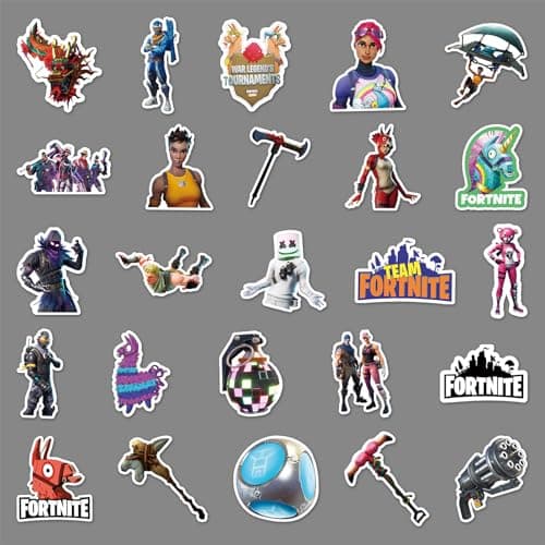 Fortnite Game Stickers 50Pcs Sticker Packs for Skateboard Car Laptop Water Bottles Travel Stickers for Boys Grils Teens Adults … - Fortnite thumbnail 3