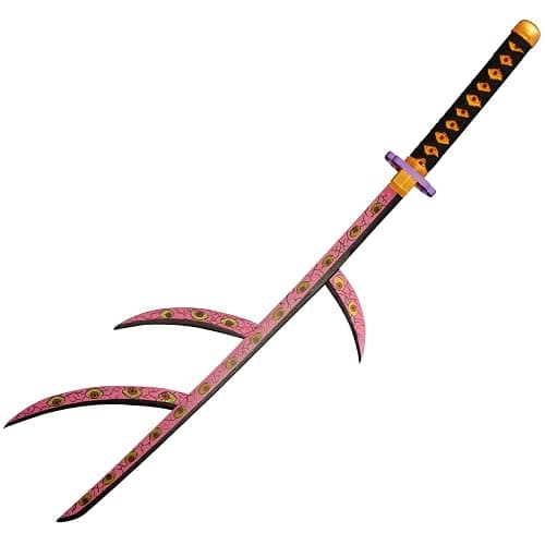 SV Anime Demon Slayer Sword Katana 41 Inch Decorative Collectible Gift Cosplay Sword，Various Styles Available thumbnail 4