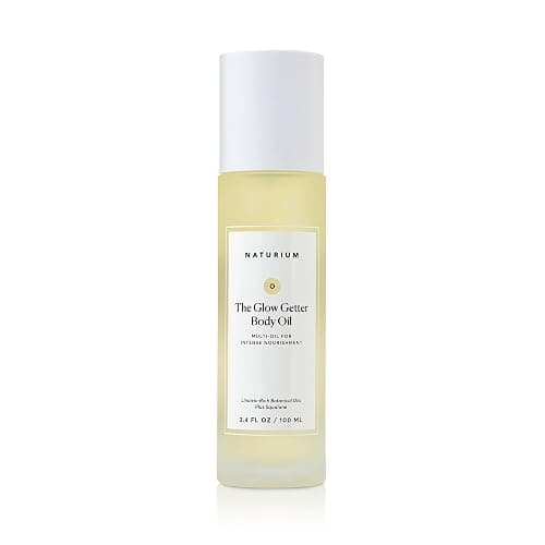 Naturium The Glow Getter Body Oil, Botanical Blend with Squalane, 100 mL | Hydrating & Moisturising Formula, Intense Nourishment with Jojoba, Rosehip & Sea Buckthorn, Smooths & Firms Skin - Image 1