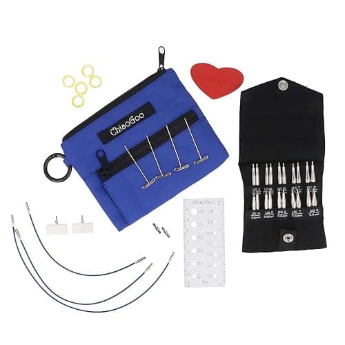 ChiaoGoo Twist Shorties Set, 2" & 3" (5 & 8 cm) [S], US 4-8 (3.5-5 mm) - Image 1