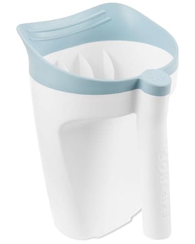 Skip Hop Baby Bath Rinse Cup Wave Tear Free Waterfall Rinser White Age 0+ - Image 1
