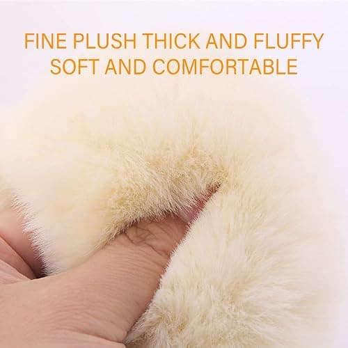 SSNNUU 2PCS Fluffy Car Seatbelt Covers - Soft&Comfortable Plush Seat Belt Cushion Protects Shoulder - Universal Seat Belt Covers for Adults or Children Fits Car Truck SUV Van RV (Black/2pcs) thumbnail 4
