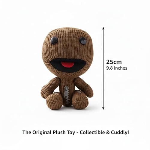 Tglmr L-ittle Big P-lanet S-ackboy Ornaments Chip Figurines Pillow Doll Merchandise Hugable Home Room Dormitory Decorations Stress Relief Doll 9.8inch thumbnail 3