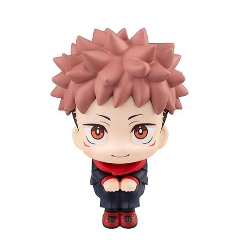 Puruuige Itadori Yuji Figure Anime Itadori Yuji Figurine 3.93'' Look Up Pose Model Statue PVC Cute Cake Topper Decoration - Itadori Yuji - 3.9 inch