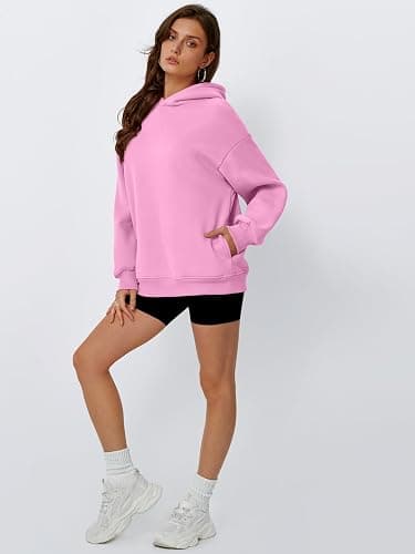 Trendy Queen Womens Oversized Hoodies Comfy Sweatshirts Fall Fashion 2025 Outfits Casual Tops Fleece Clothes with Pockets thumbnail 5