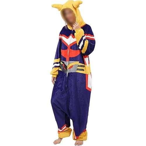 JEQHOZ Anime Costume Adult Onesie Pajamas Cute Cartoon Pattern Unisex Warm Pajamas thumbnail 2
