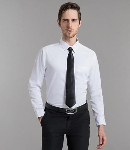 Long Sleeve Dress Shirts for Men - Regular-Fit Casual Button-Down Shirt with Pockets thumbnail 8