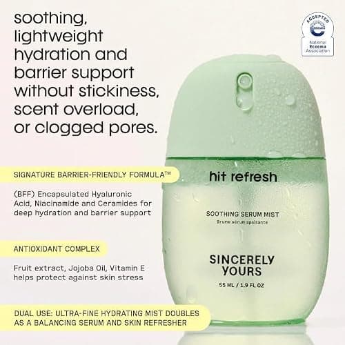 Sincerely Yours Hit Refresh Soothing and Hydrating Serum Mist with Cucumber Extract | Size: 1.9 oz/55 ml thumbnail 3
