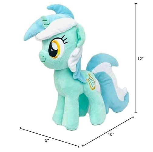 My Little Pony - Lyra Plush Toy - Officially Licensed Product, Soft and Cuddly Collectible for Fans and Collectors - Ideal Gift for Kids and Adults - Ages 3+ thumbnail 2