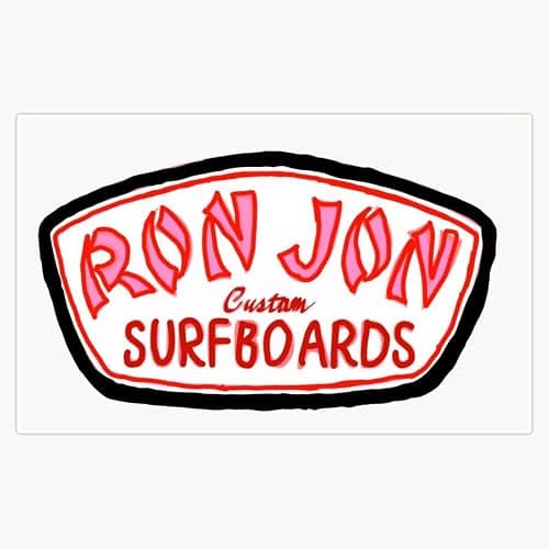 Summer Surf Fun Ron John Vinyl Sticker Waterproof Decal Laptop Wall Window Bumper Sticker 5" - Image 1