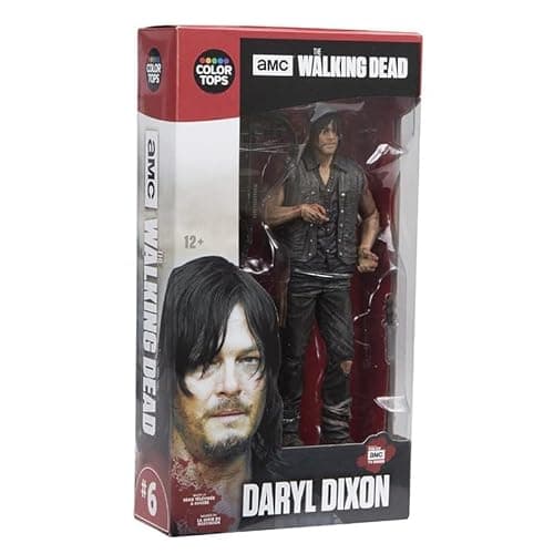 REOZIGN Rick Figure, Negan Figure, Daryl Fighting Standing Anime Figures 24cm/9.4inch PVC Decoration Handmade Gift Craft (a) thumbnail 3