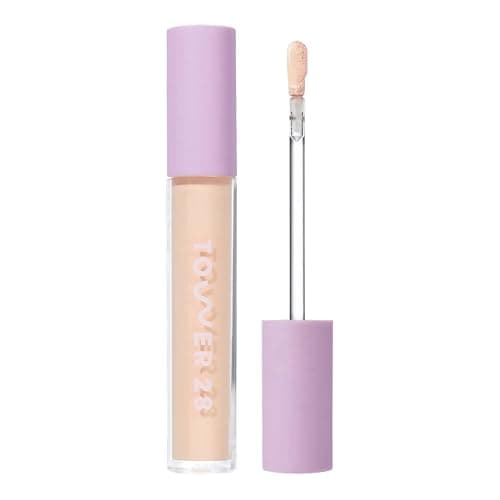 Tower 28 Beauty Swipe Serum Concealer - Hydrating Buildable Medium-Coverage Concealer with Skincare Benefits for Sensitive Skin - Shade 4.0 DTLA, Light with Cool Undertones, 0.22 Fl Oz - Image 1