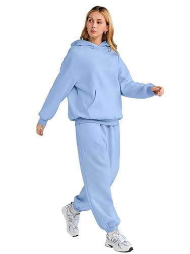 AUTOMET Womens 2 Piece Outfits Lounge Hoodie Sweatsuit Sets Plus Size Fall Fashion Clothes Airport Travel Pants Tracksuits thumbnail 4