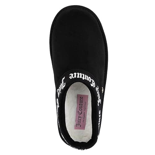 Juicy Couture Women's Cozy Slipper Mule – Plush Indoor Outdoor House Shoe with Memory Foam and Faux Fur Lining thumbnail 4