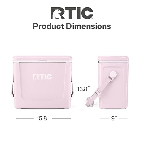 RTIC 16 Qt Road Trip Cooler, Hard Insulated Portable with Strap and Handle for Outdoor, Beach, Picnic, Camping, Sports, Travel thumbnail 6