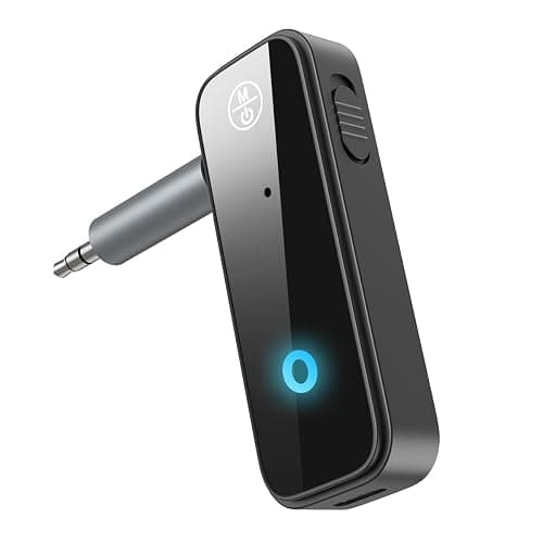 (Upgraded) Ankilo Aux Bluetooth 5.3 Adapter for Car, 2 in 1 Bluetooth Receiver Transmitter for Car with Display Screen, Suitable for Cars, Speakers, Stereo Systems and Headphones thumbnail 4
