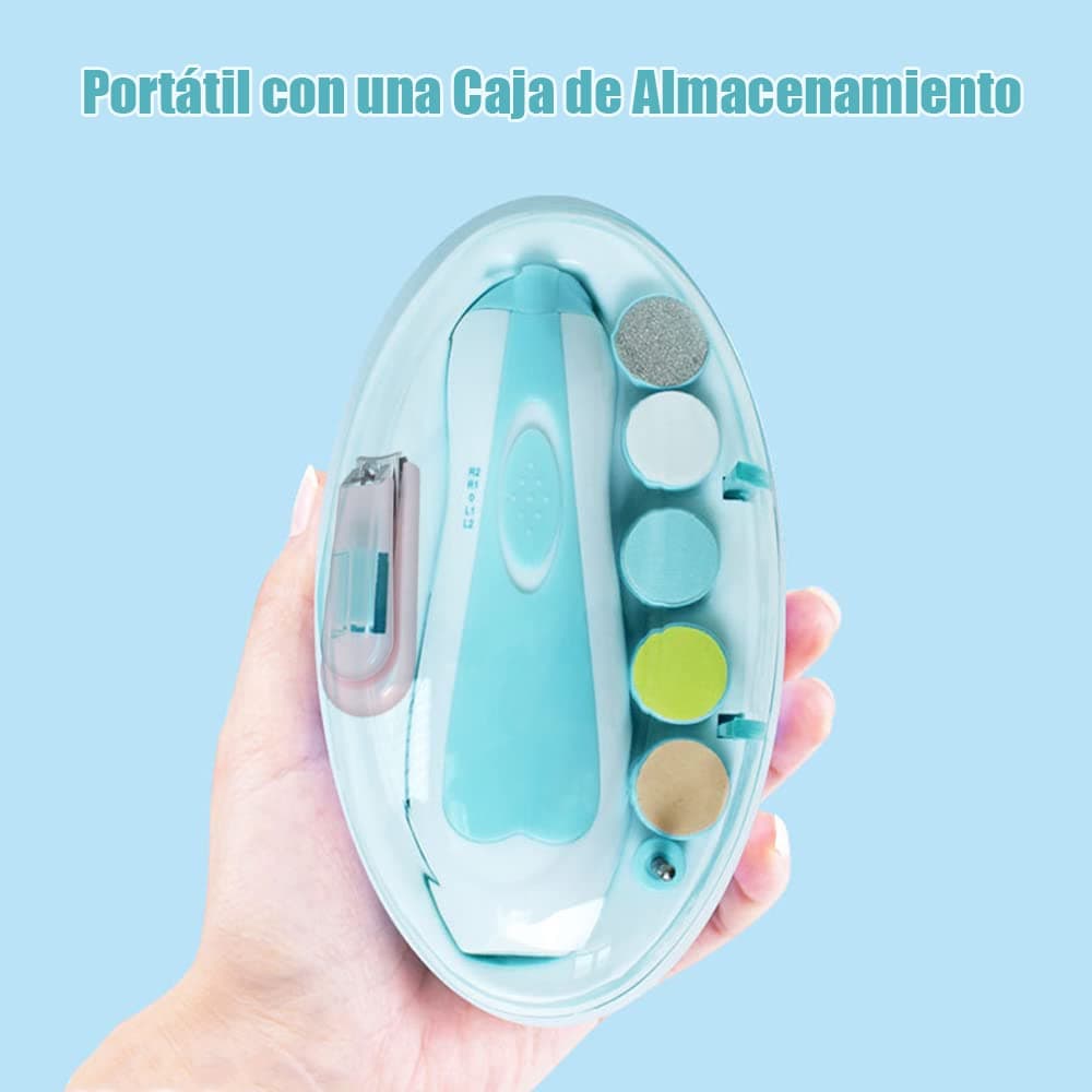 DQST Lima de Uñas Bebe, Juego Cortaúñas Bebe, Protege Mejor al Bebé de Daños en Las Uñas. Adecuado para Niños y Adultos. (Azul) - Azul thumbnail 7