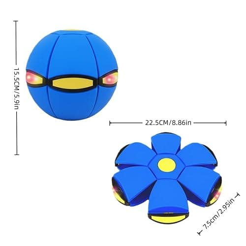Flexyony Magic Ball, Magic Metaball, Children Bouncing Ball, Parent-Child Interaction, Dual Form Freely Switchable, with 6 Light thumbnail 9