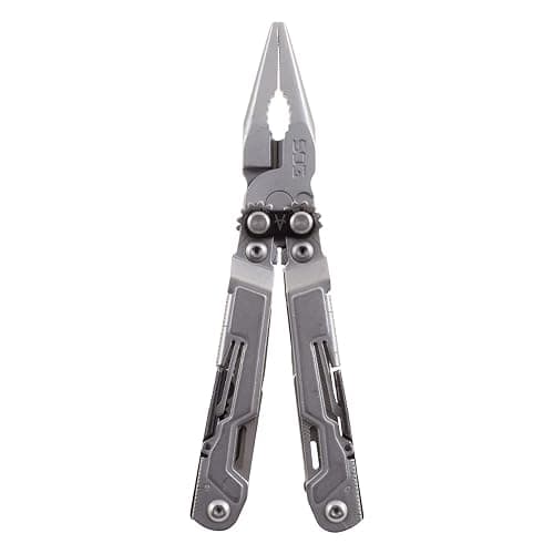 SOG PowerPint Mini Compact Stainless Steel Multi-Tool |18 Lightweight Specialty Tools & SOG Multitool Pliers Pocket Knife, Stone Wash - Stone Wash - One Size - Power Pint thumbnail 3