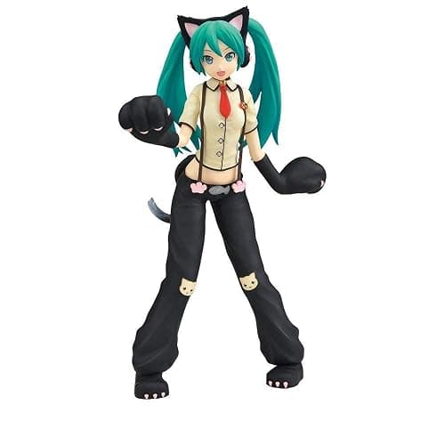 Sega Project Diva Arcade Future Tone Hatsune Miku Super Premium Action Figure Nyanko, 9" - Image 1