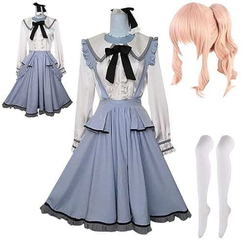 Lmetsky Women Costume Dress Outfit Costume Uniform Full Set Halloween - Image 1