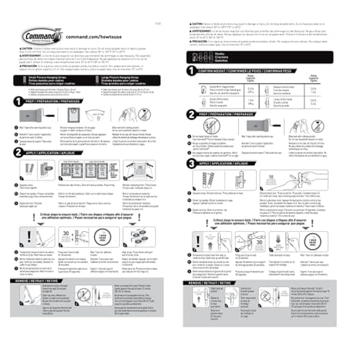 Command Variety Pack, Including 10 Pairs of Picture Hanging Strips, 6 Wire Hooks and 8 Utility Hooks for Hanging Christmas Decorations, Damage Free Hanging Up to 19 Items with Command Strips, 1 Kit thumbnail 11