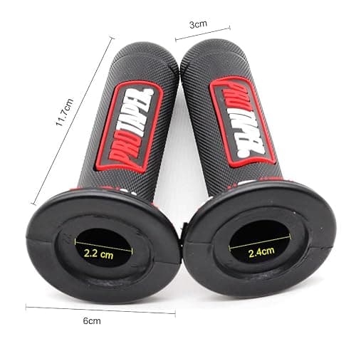 Universal 22mm 7/8" Twist Throttle Handle Grip + Cable for Cross-Country Motorcycle 250 Dirt Pit Motor Bike Motorcycle CRF70 TTR KLX110 SSR Thumpstar YCF（Red） thumbnail 6