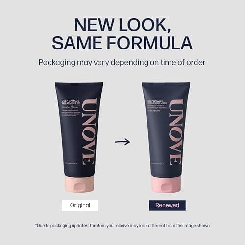 UNOVE Deep Damage Treatment Ex - Protein Hair Treatment & Hair Mask for Damaged Hair | Deep Conditioning & Keratin Hair Mask for Dry, Frizzy Hair | Korean Hair Care | Tender Bloom, 10.82 fl oz thumbnail 8