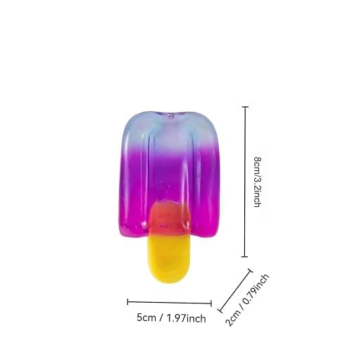 Ice Cream Squishy Toy, Summer Sensory Stress Relief Squeeze Squishy, Easter Basket Stuffers Party Favors for Anxiety Relief Everyone, Birthday Gift thumbnail 3
