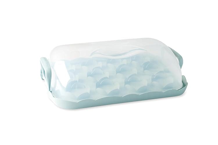 Nordic Ware Cakes and Cupcakes Carrier, Blue - Image 1