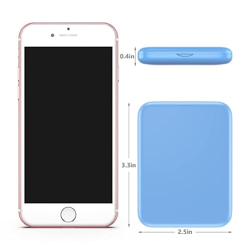 Kintion Pocket Mirror, 1X/3X Magnification LED Compact Mirror (Blue) | Travel Mirror with Light for Purse, 2-Sided, Portable, Folding, Handheld, Small Lighted Mirror for Gift thumbnail 6