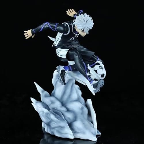 Starida Blue Lock Figure Seishiro Nagi Action Figure Statue Playing Football Version Anime Model 21CM PVC Sculpture Collectibles Ornaments thumbnail 8