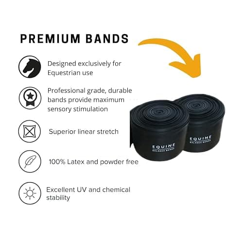 Equine Balance Bands Equine Band System - Core Training Aid for Horses. Saddle Pad and Equibands System thumbnail 4