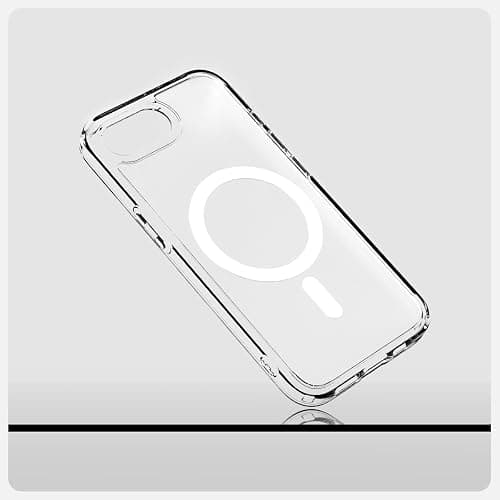 Spigen for iPhone 16e Case, Ultra Hybrid MagFit [Anti-Yellowing] [Compatible with Magsafe] - Frost White thumbnail 8