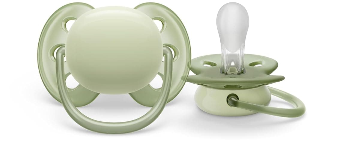 Philips Avent Ultra Soft Pacifier - 4 x Soft and Flexible Baby Pacifiers for Babies Aged 0-6 Months, BPA Free with Sterilizer Carry Case (Model SCF091/23) thumbnail 11