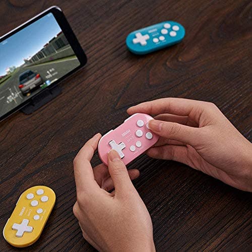 8Bitdo Zero 2 Mini Bluetooth Gamepad for Switch Windows Android MacOS Steam Raspberry Pi (Pink) thumbnail 6