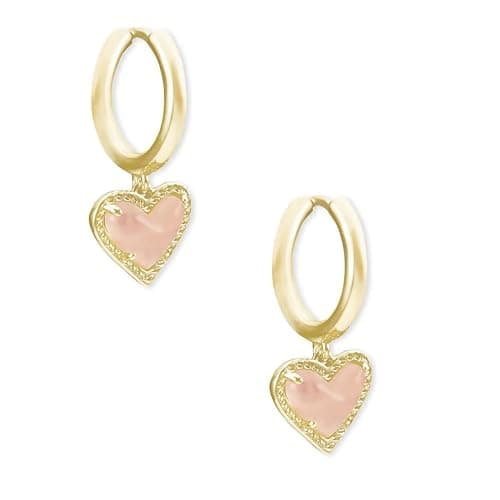 Kendra Scott Ari Heart Huggie Earrings for Women, Fashion Jewelry - Image 1
