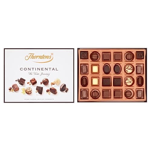 Thorntons Continental, Christmas Chocolate Gift, Unique Flavours Milk, White, Dark Chocolate, 264g thumbnail 2
