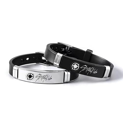 2 Pack Stray Kids Merch Bracelets, Stray Kids Charm Silicone Bracelets Jewelry for gifts thumbnail 2