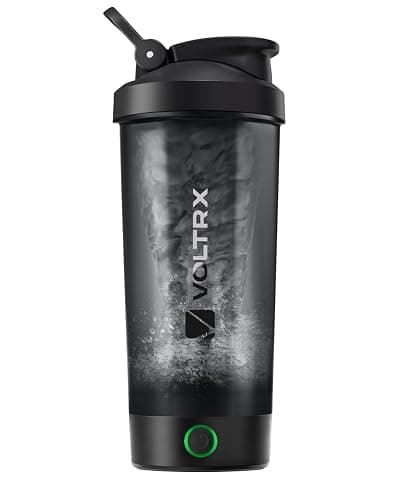 VOLTRX Protein Shaker Bottle, Merger USB C Rechargeable Electric Protein Shake Mixer, Shaker Cups for Protein Shakes and Meal Replacement Shakes, BPA Free, 24oz - Image 1