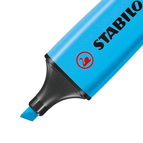STABILO Highlighter BOSS ORIGINAL - ARTY - Pack of 10 - Cool Colors, Chisel Tip, Anti-Dry Out Technology thumbnail 6
